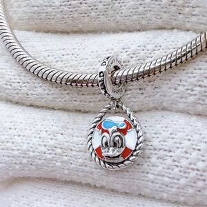Pandora Disney Donald Duck Charm S925 Silver Charm For Bracelet